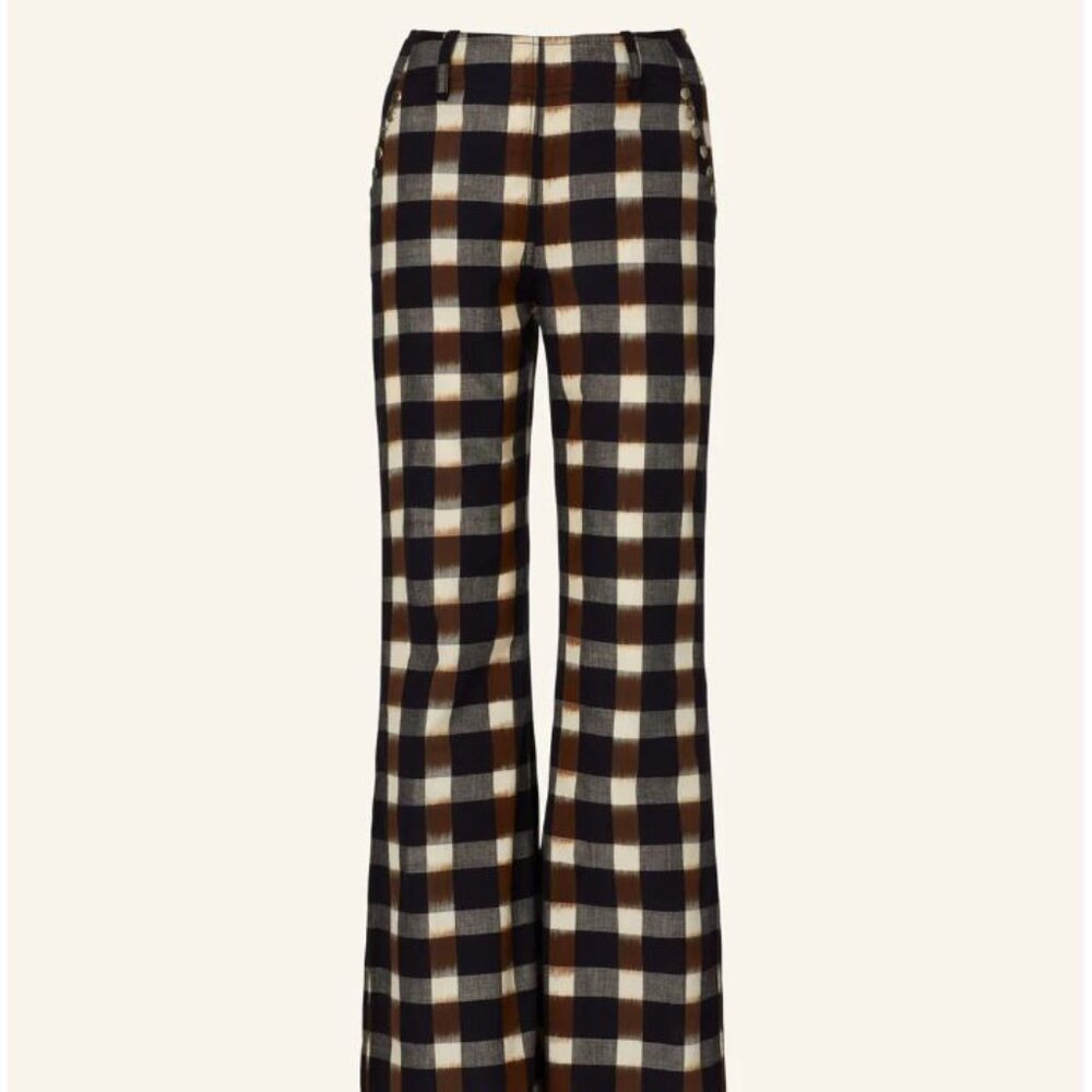 Alix of Bohemia Charlie Plaid Princess Pant, XS, Navy